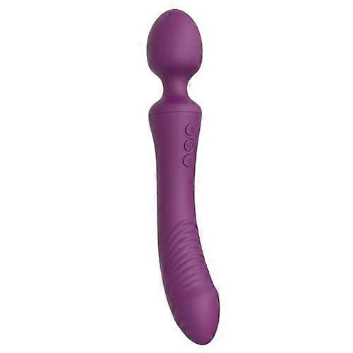 Bullet Vibrator Waterproof USB Rechargeable 10 Modes Powerful Silicone Mini Vibrator Purple