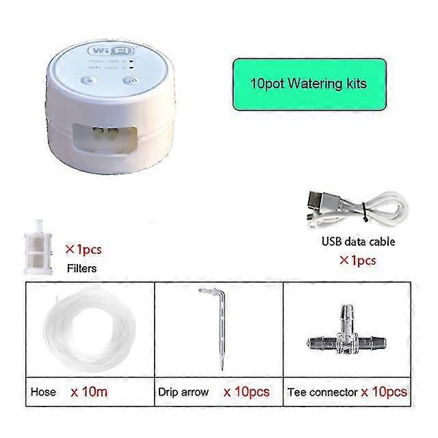 Wifi Automatic Drip Irrigation Controller Garden Plant Smart Water Pump Timer Indoor Watering Irrigation System Device