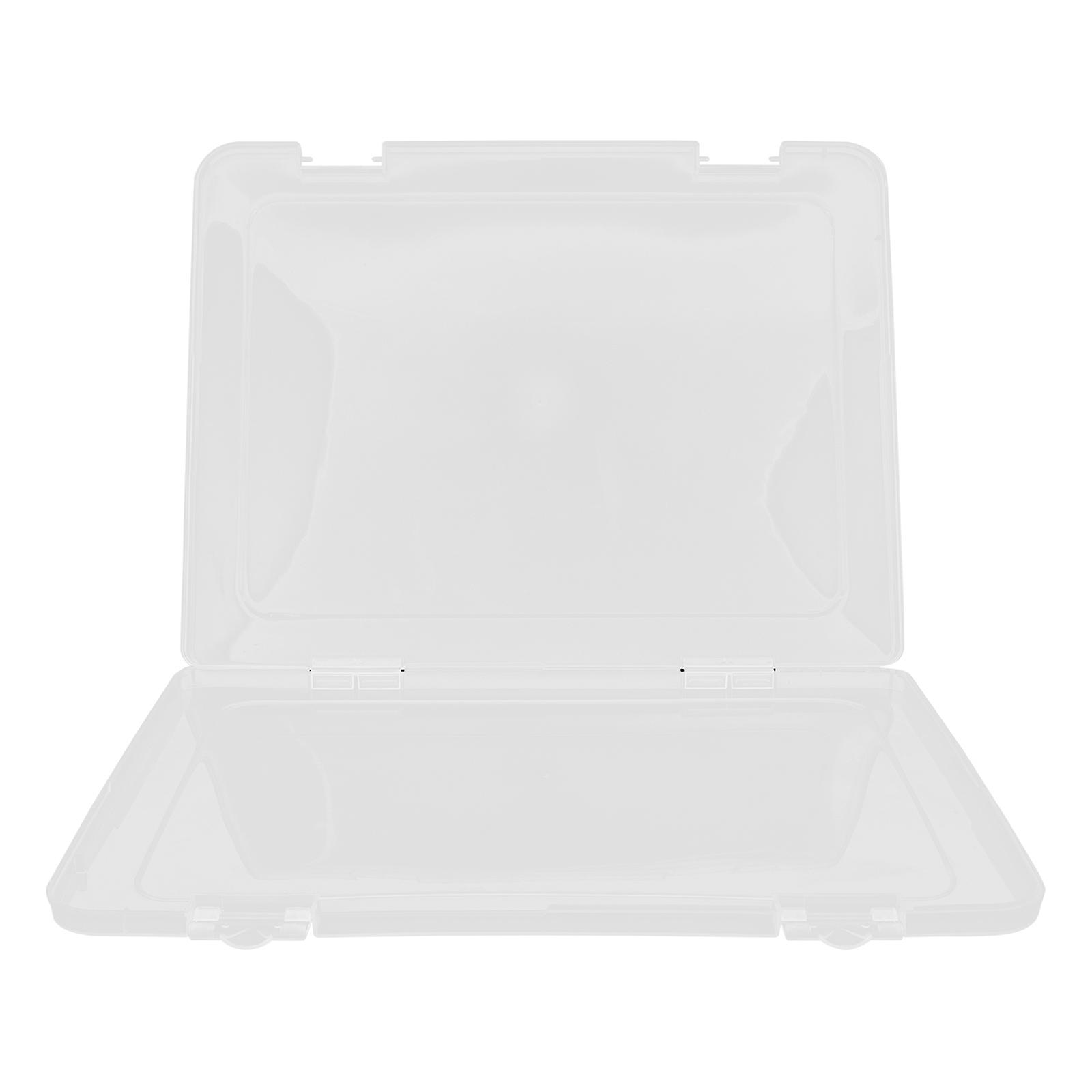 Multi-Function Household File Box for Storage Transparent Paper Organizer