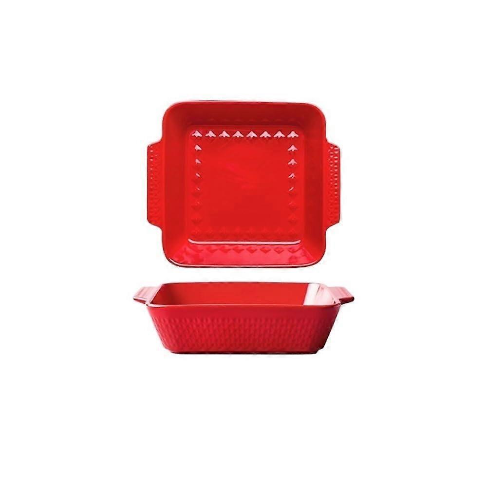 Large Ceramic Baking Dish Lasagna Pan 1500ML with Handles, Oven Microwave Dishwasher Safe