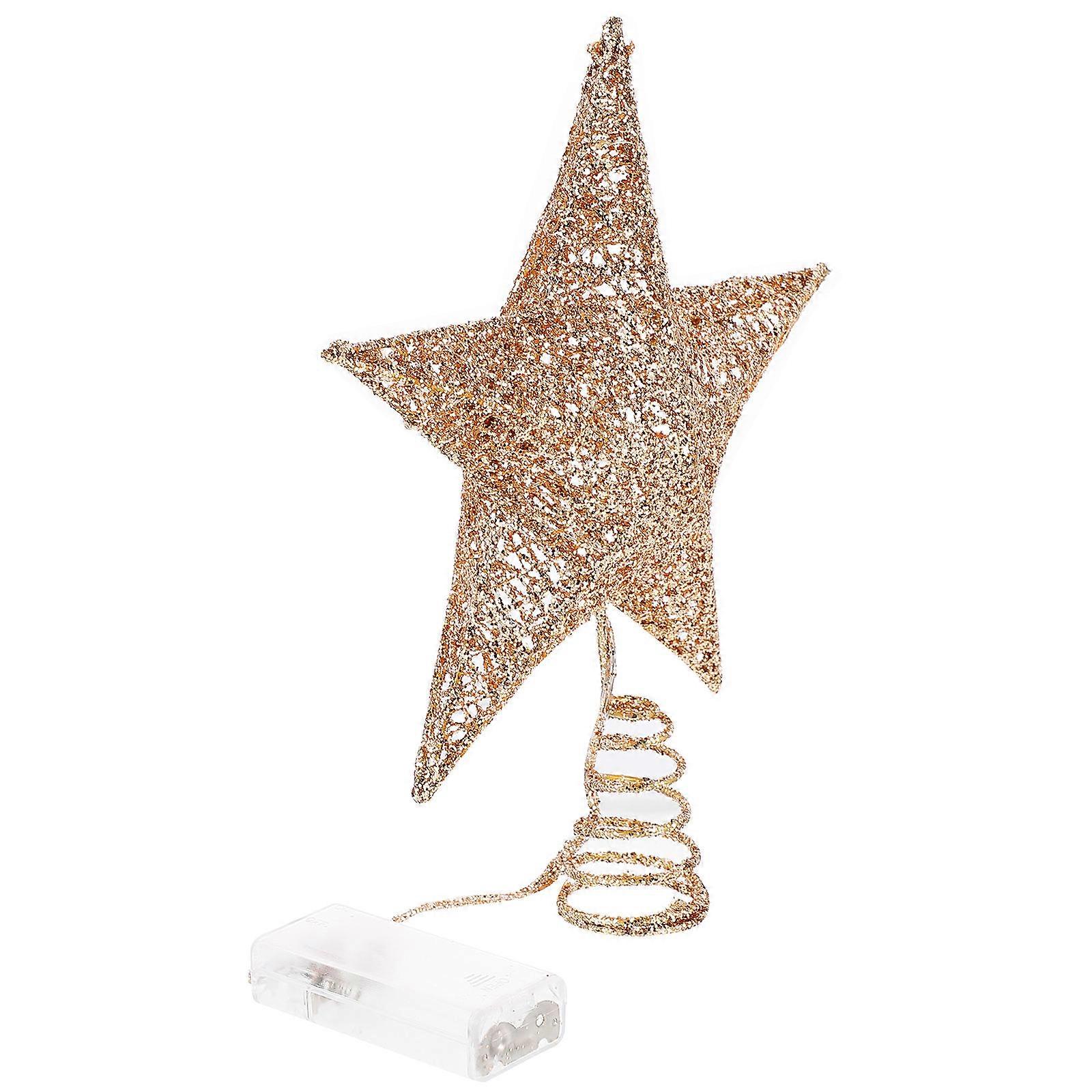 Light Adornment Christmas Tree Topper for Decoration 1Pcs