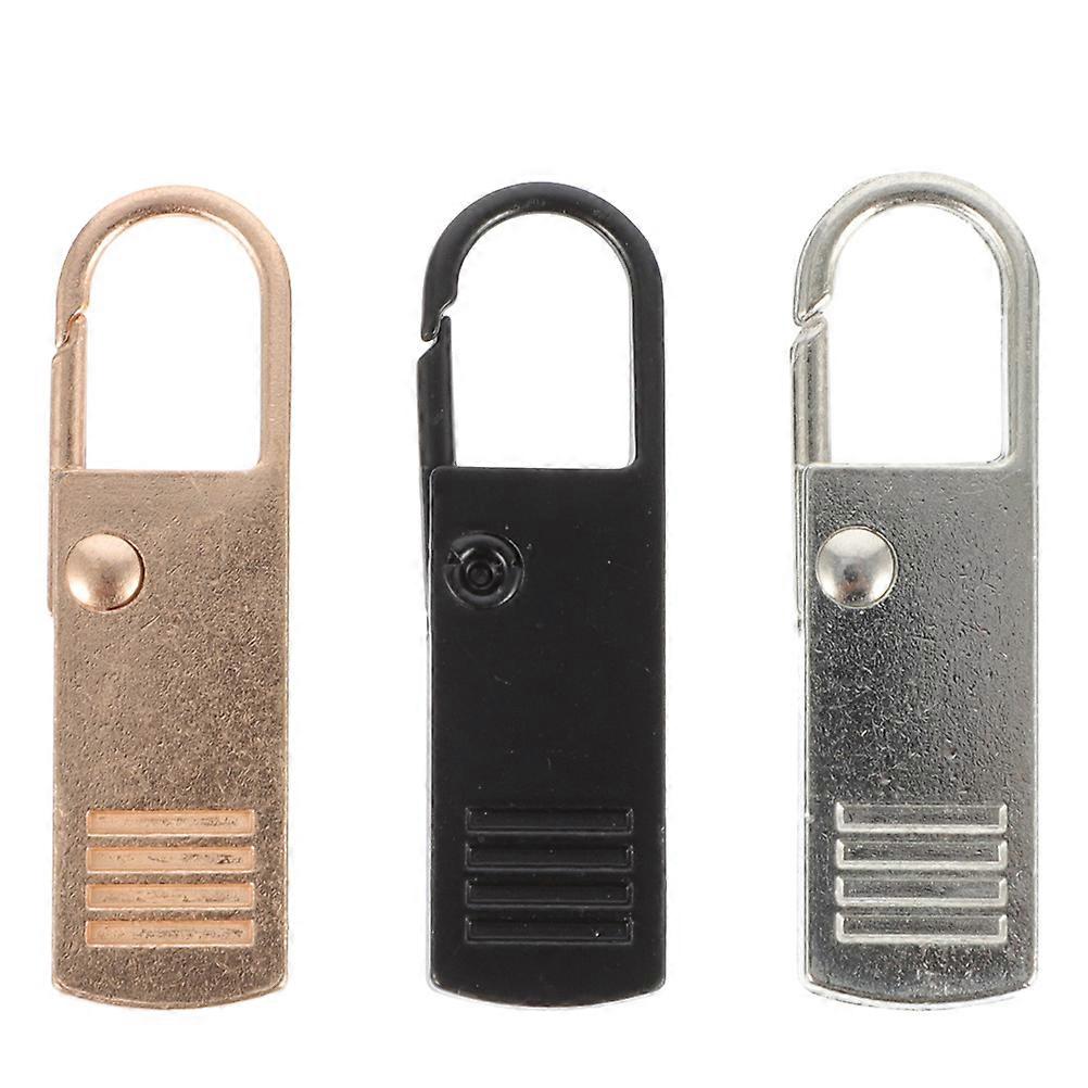 Metal Zipper Pulls Tabs for Replacement with 9Pcs Zinc Alloy Durable Handles