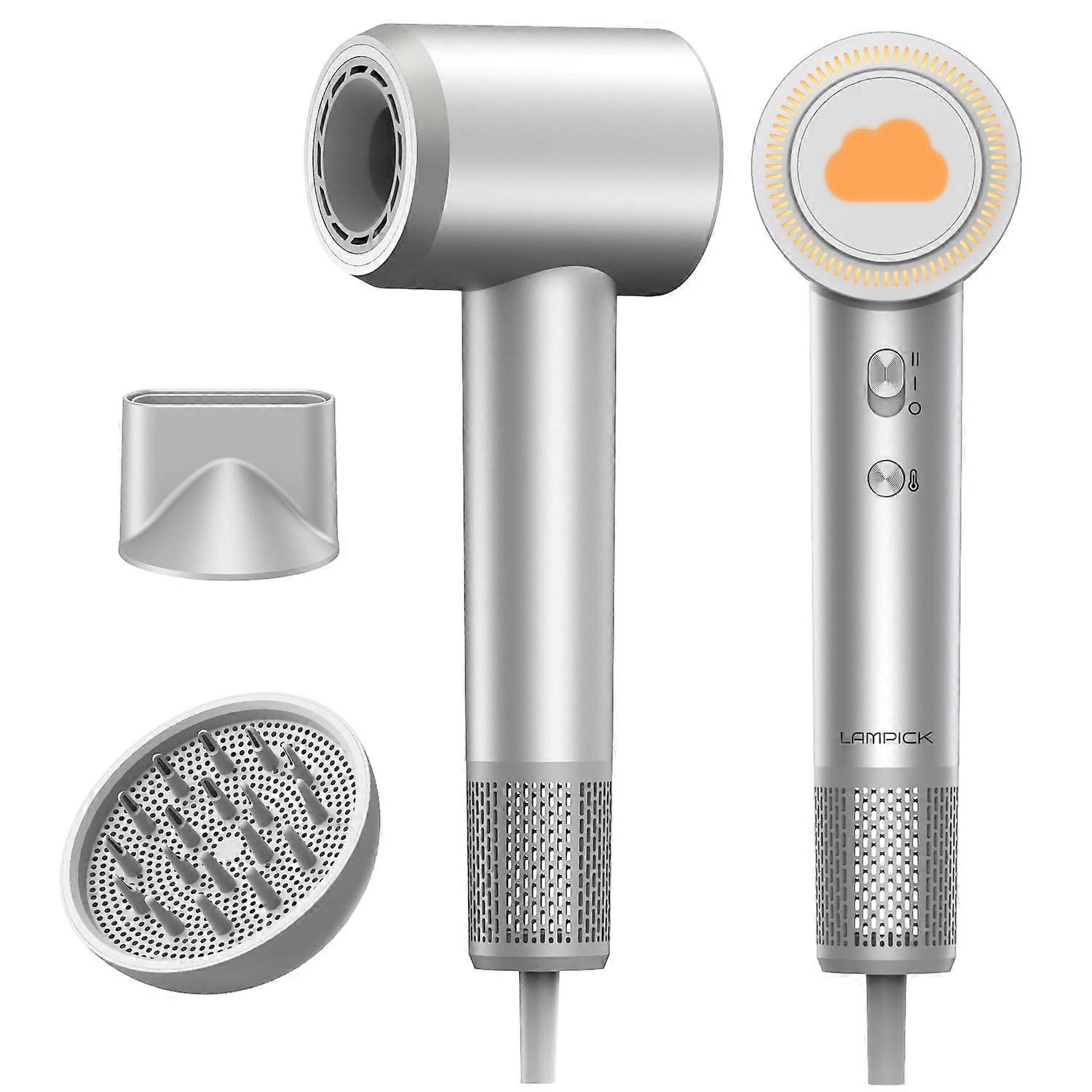 Ionic  Speed Hair Dryer with Diffuser, Lightweight Quiet Blow Dryer for Fast Drying Travel