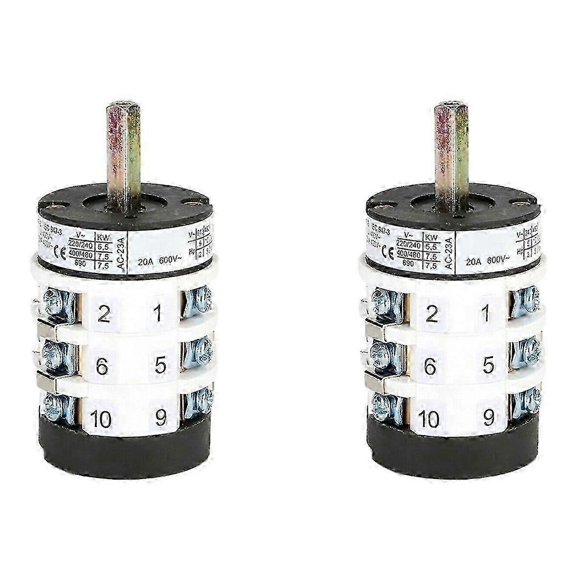 Tire Changer Switch, 20A 220-380V High Power for Workshop Use