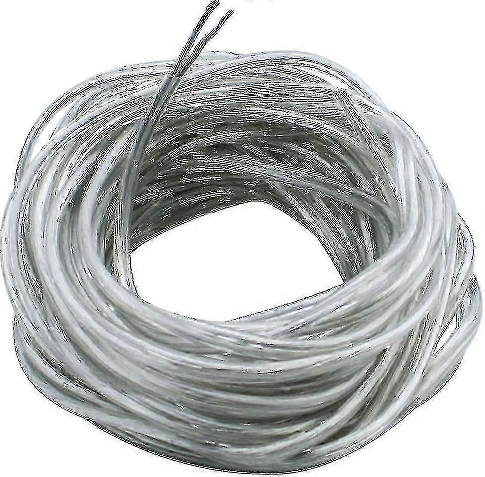 10 Meter Transparent Wire 2 Core Electrical Wire Pvc Flexible Cable 0.75mm 5a