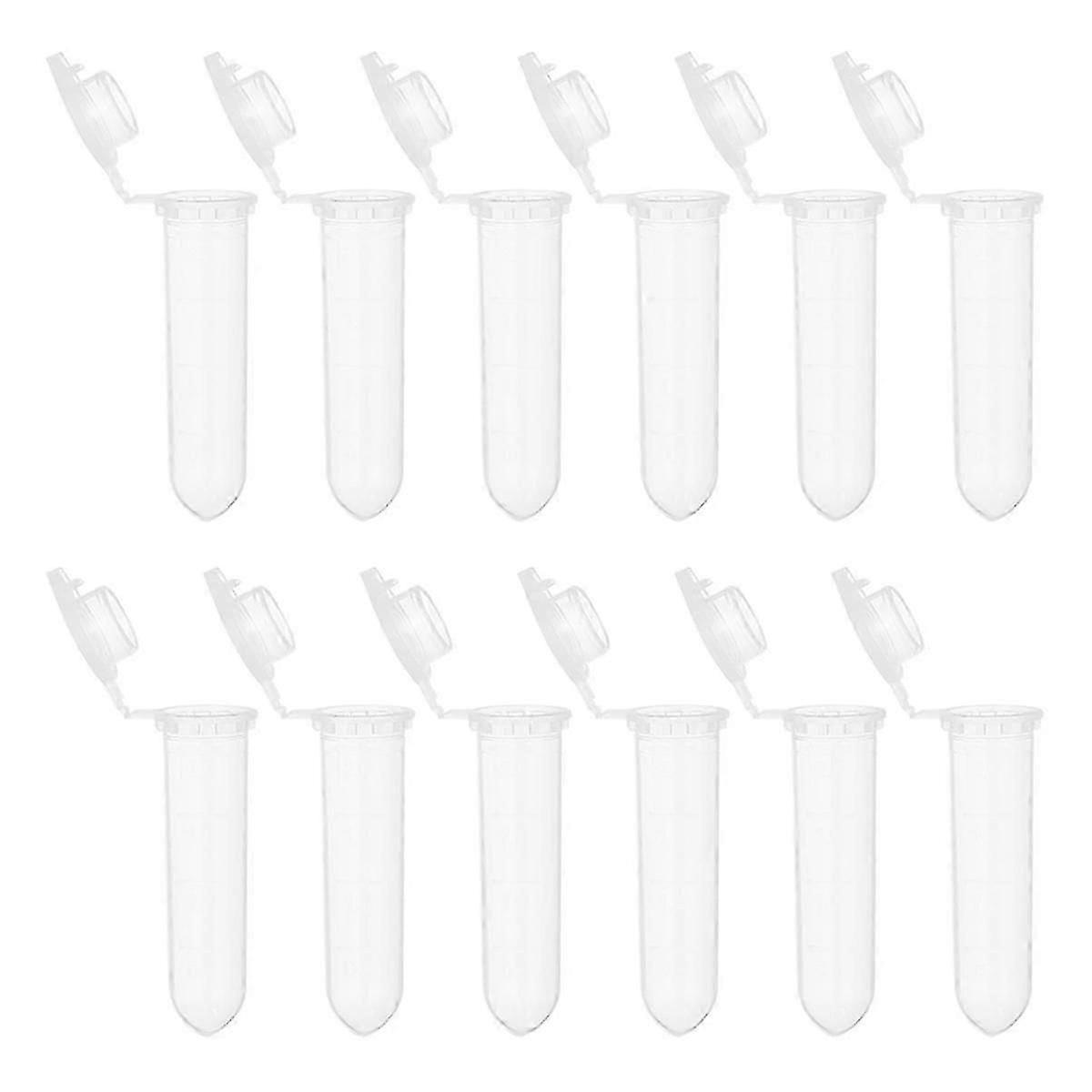 2ml Centrifuge Tubes 1000pcs, Round Bottom with Snap Cap & Graduated Marks for Lab Use