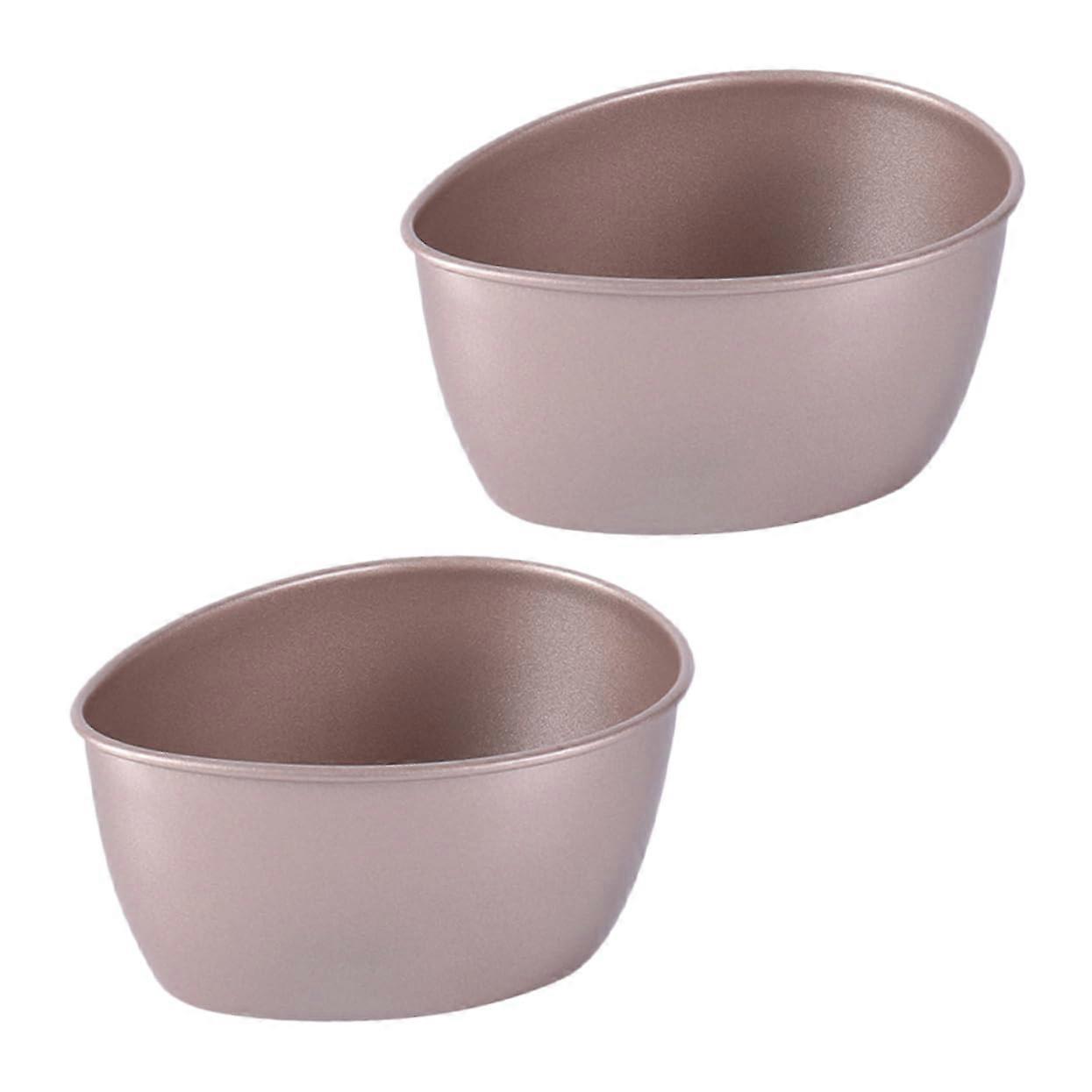 2pcs Heat Resistant Egg Steamer Bowls MultiFunction Easy Clean Tray for Home Kitchen Cooking