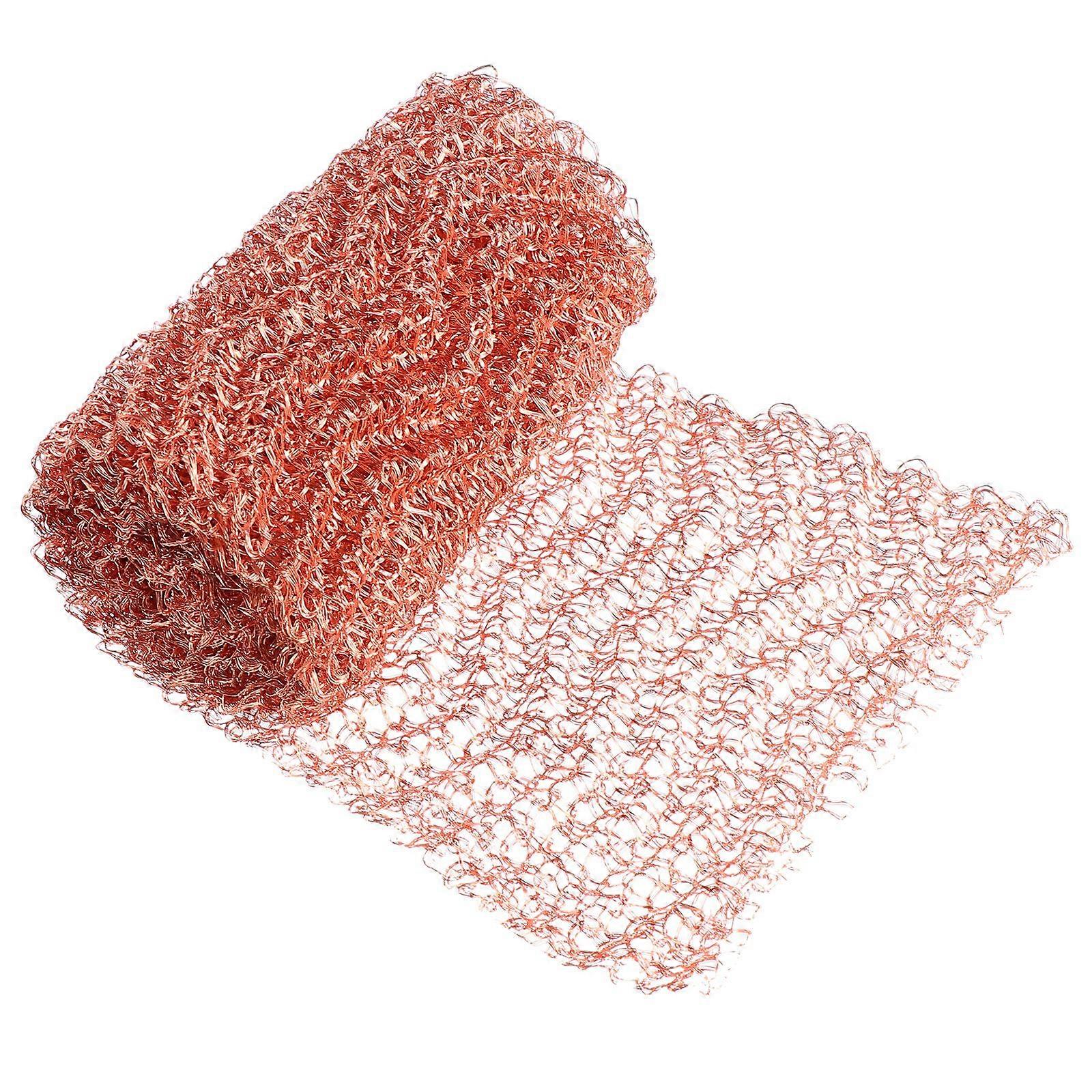 1 Roll 1 Meter Copper Mesh Knitting Net Gap Blocker Pest Block Control Filter