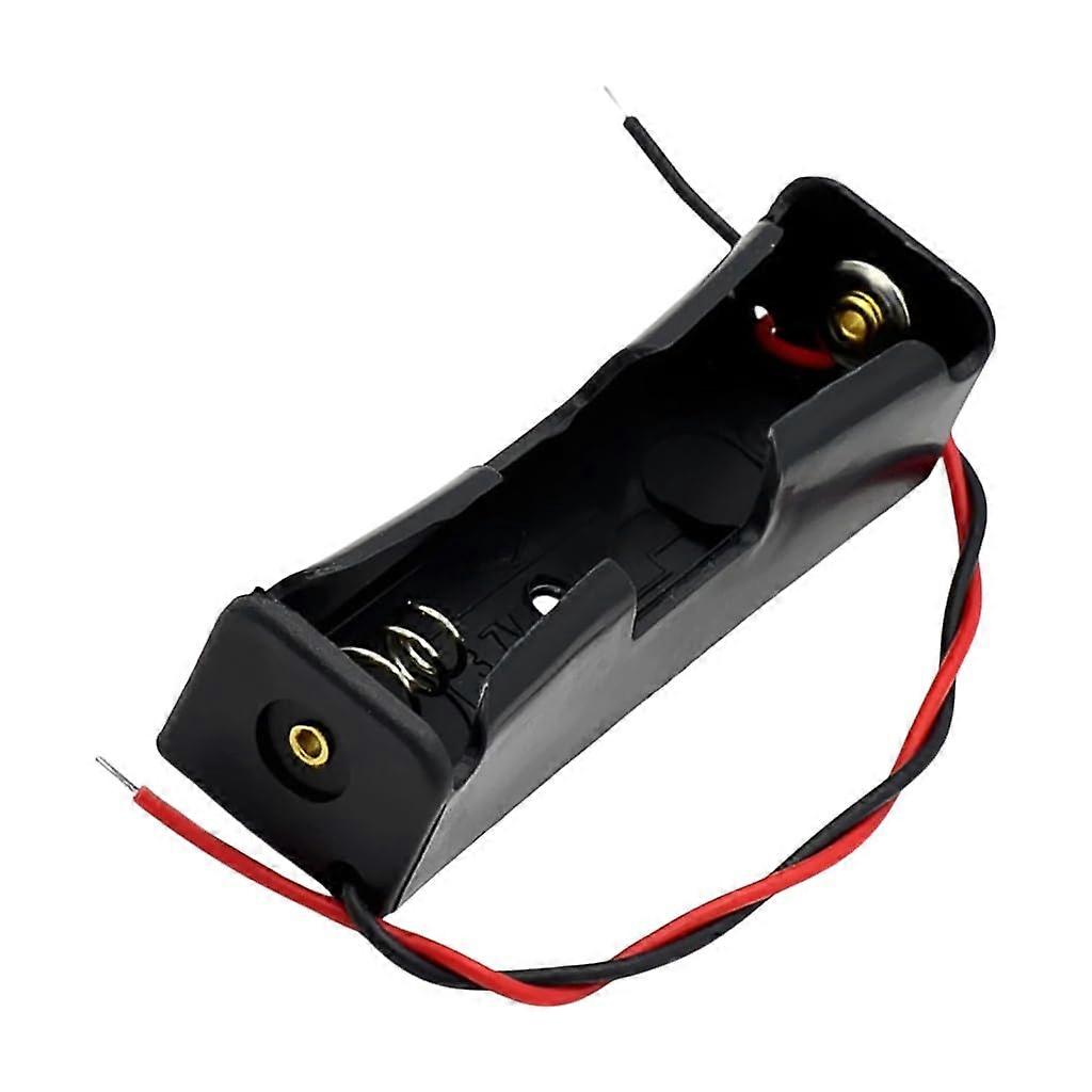 18650 Battery Holder with Wires, Shock Resistant ABS Case for DIY Electronics and Robotics
