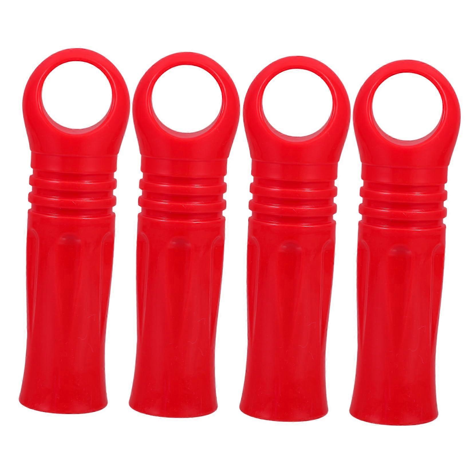 4pcs Mop Handle Grip Replacement Durable Broom End Caps Ergonomic Design for Flat Mop