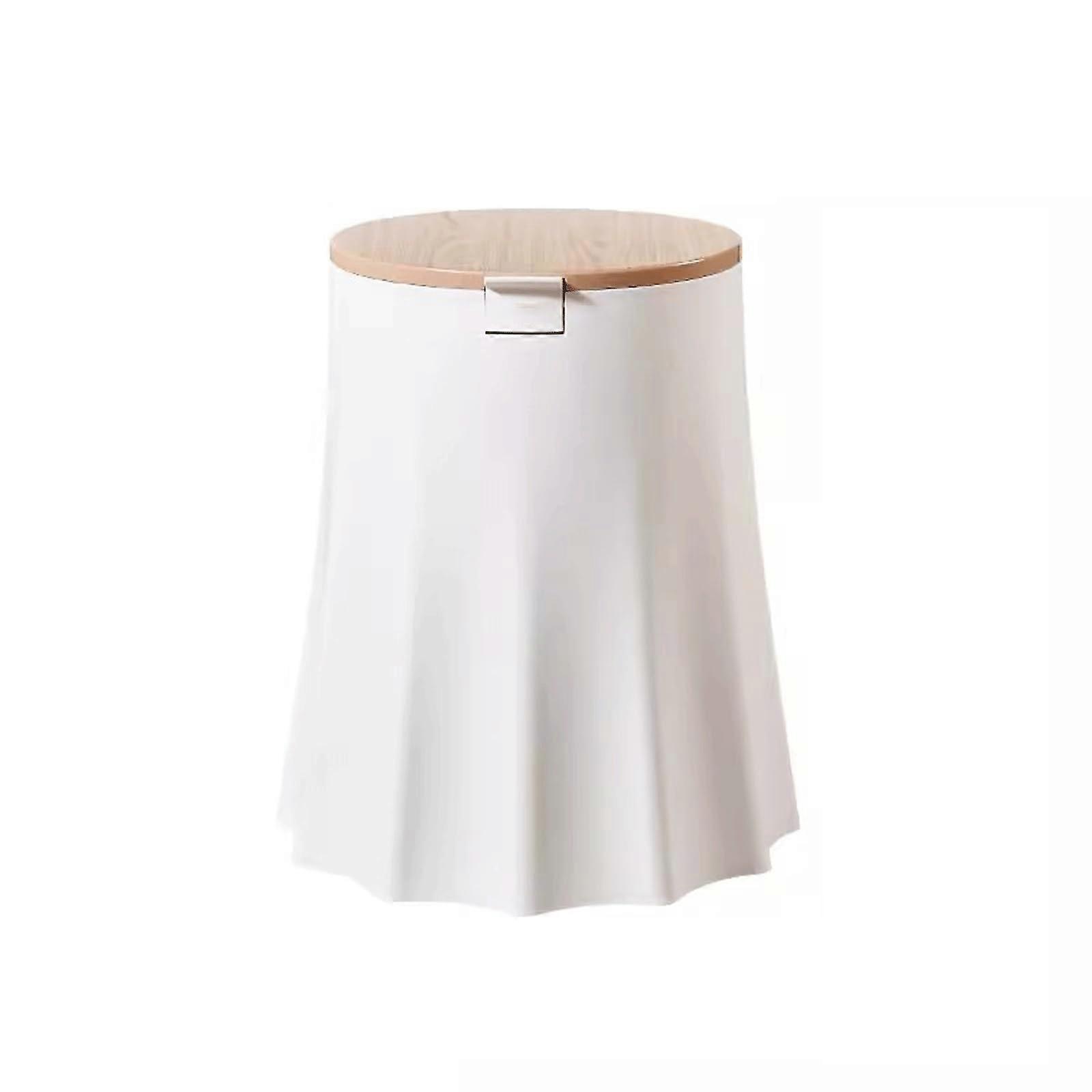 Trash Can with Lid, OdourLocking Hands Push Cap, Dual Bucket Kitchen Garbage Bin