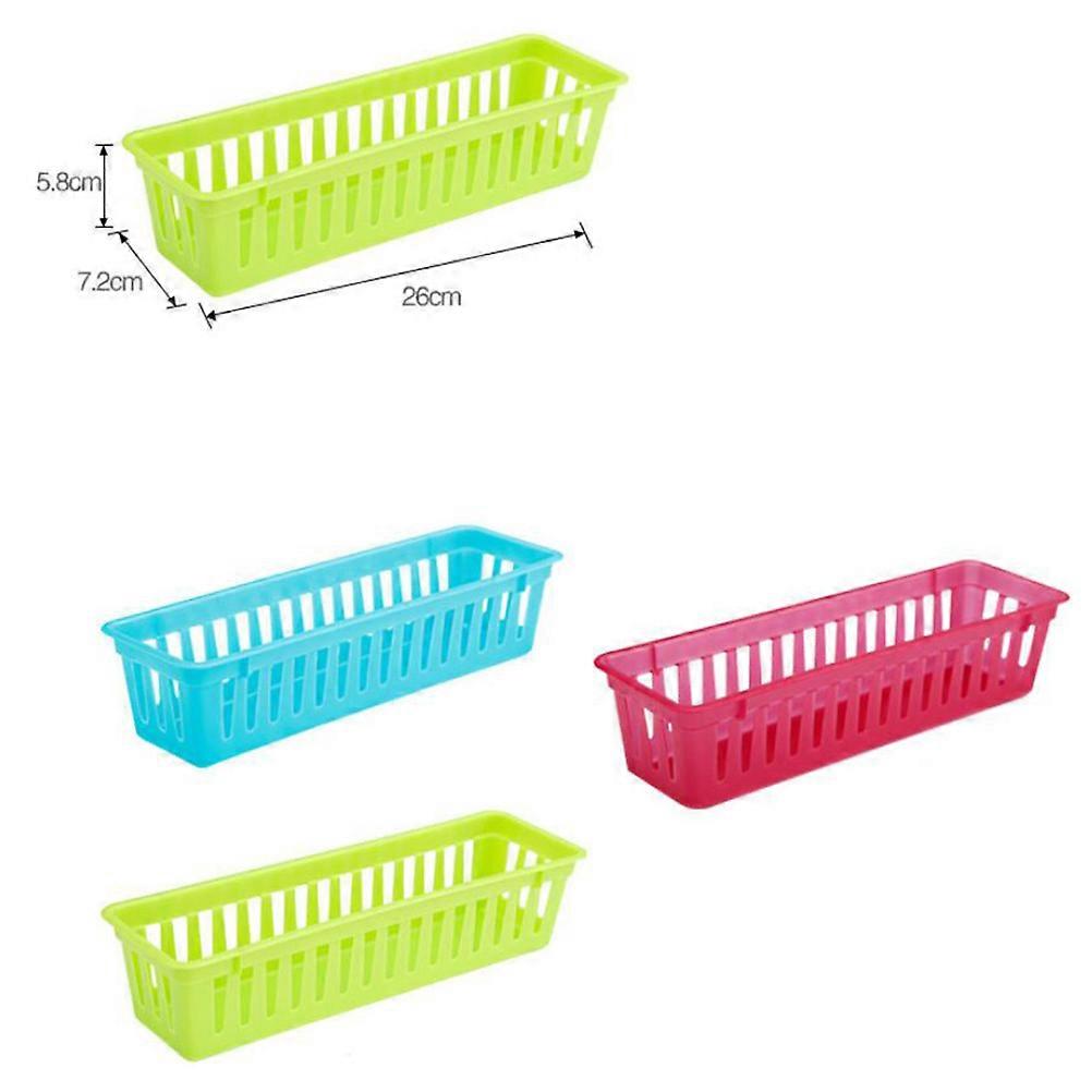 Chopstick Storage Tray Plastic Rectangular Home Kitchen Organizer Foldable 6Pcs