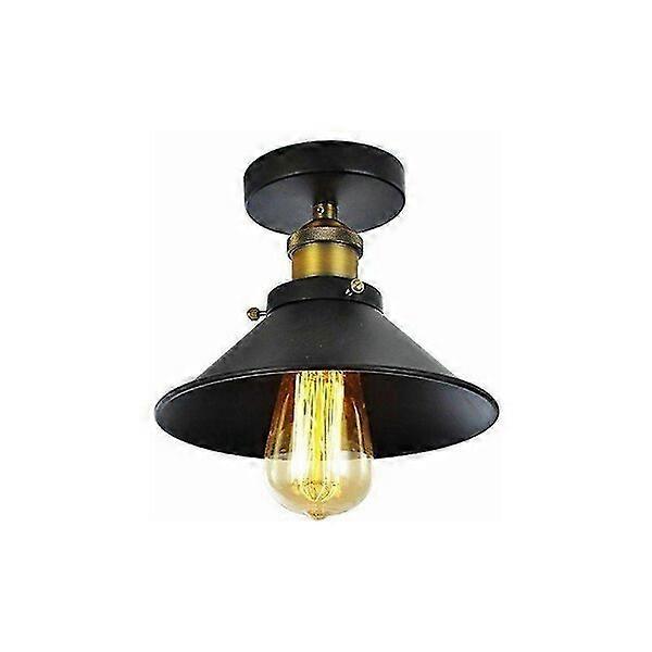 Vintage Iron Ceiling Light, Rustproof E27 Socket, Living Room Dining Room 220mm Light