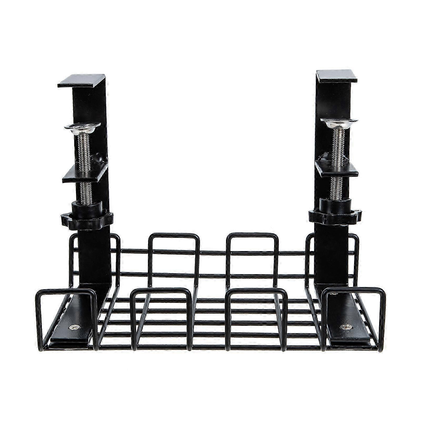 Desk Cord Organizer Under Desk Wire Organizer Cable Rack Under Table Iron Simple Design 1Set