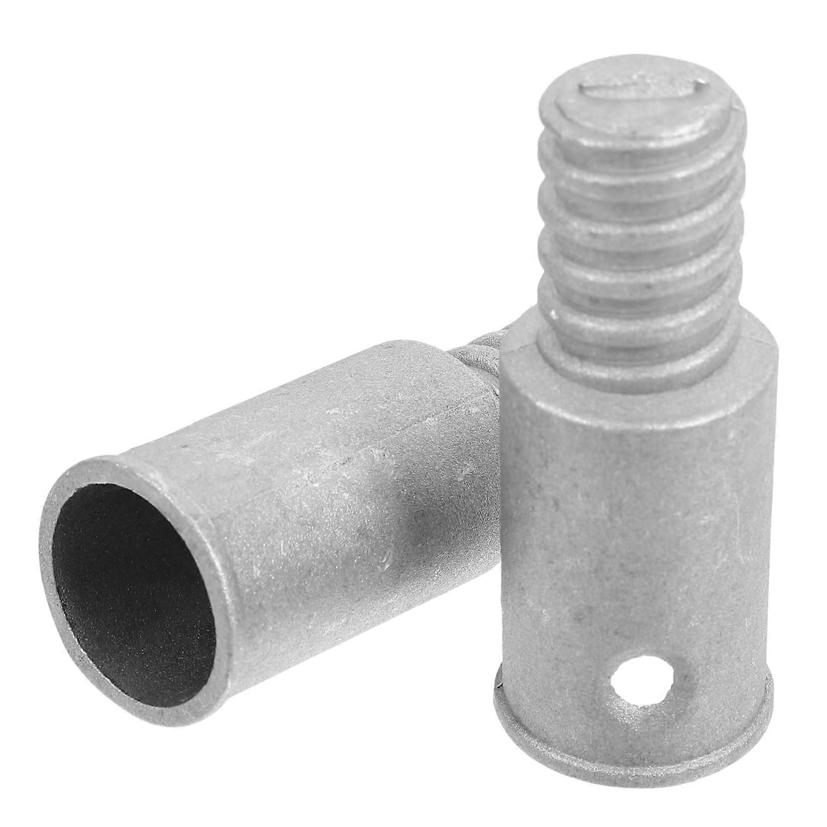 Broom Handle Adapter Aluminum Threaded Tip Mop Handle Connector for Extended Reach Cleaning Tools