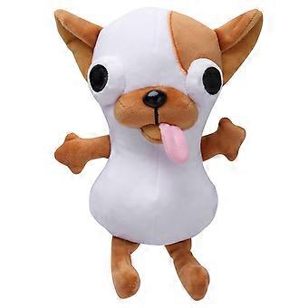Funny Big Eyed Chihuahua Plush Toy 9 Inch White – Soft Squeezable Stuffed Dog for Kids and Adults