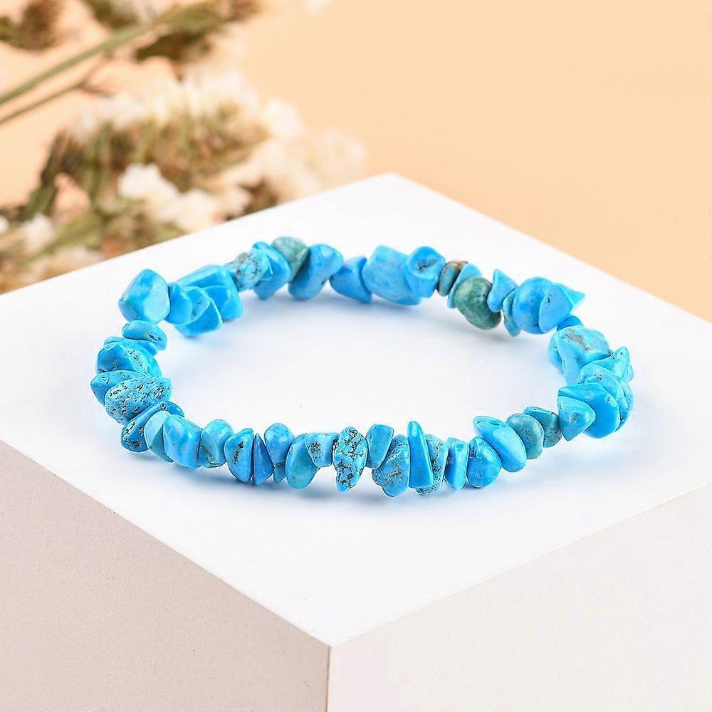 Howlite Chips Stretch Bracelets Inner Diameter: 2-1/8~2-1/4 inch(5.3~5.6cm)