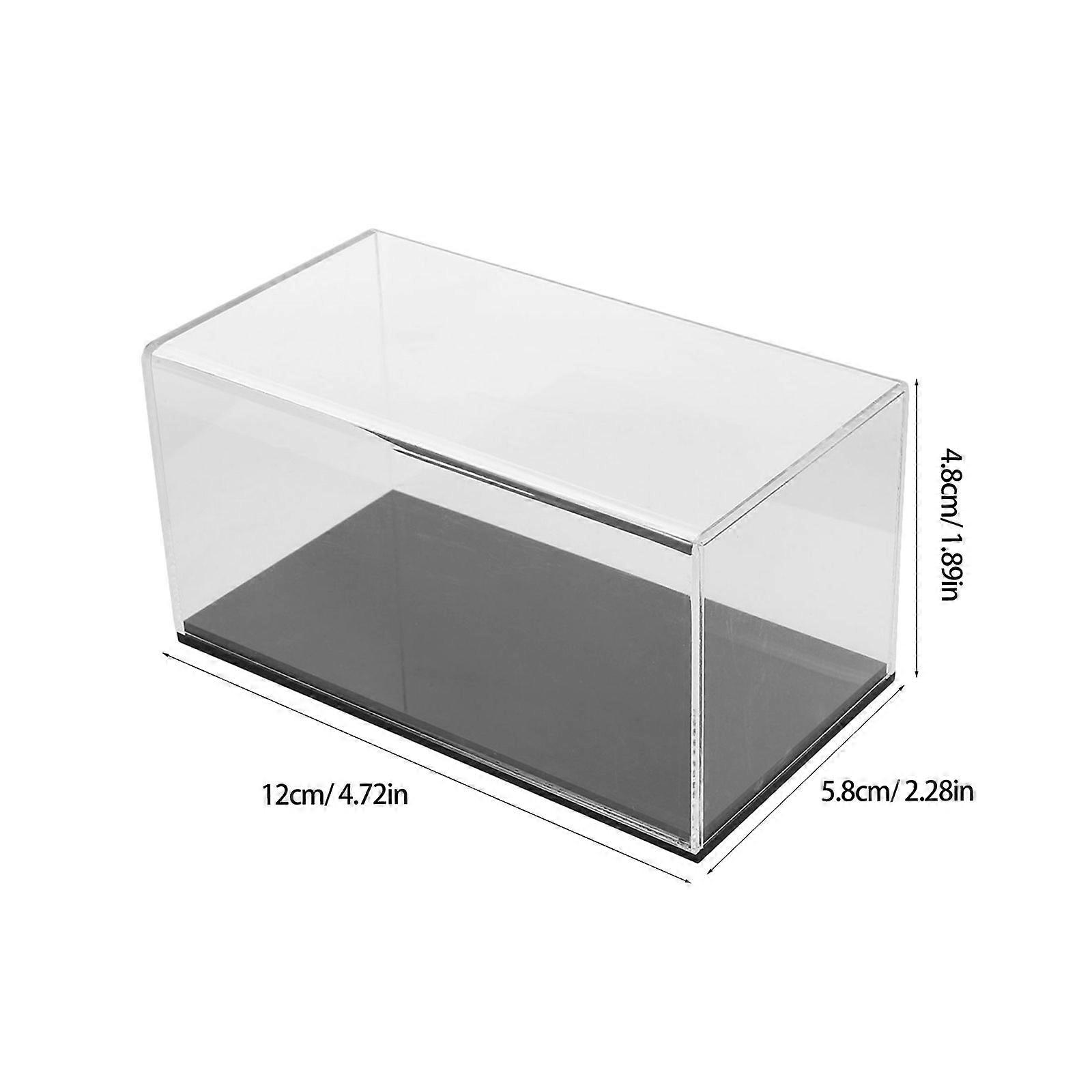 Toy Car Display Case Acrylic Vehicle Model Storage Box for 1:65 Scale