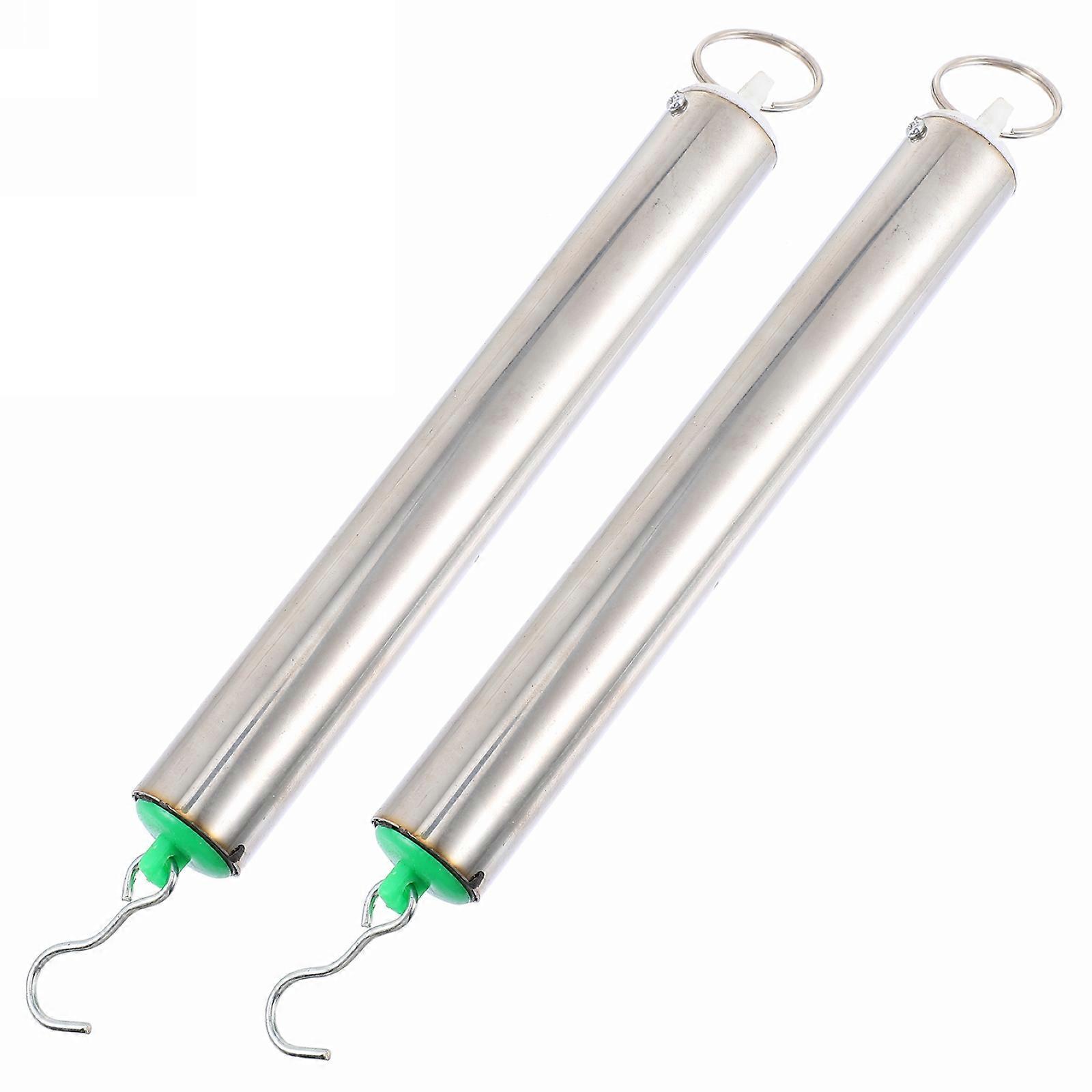 Precision Dynamometer Cylindrical Spring Dynamometer Metal Field Applications Exploring Force 2Pcs