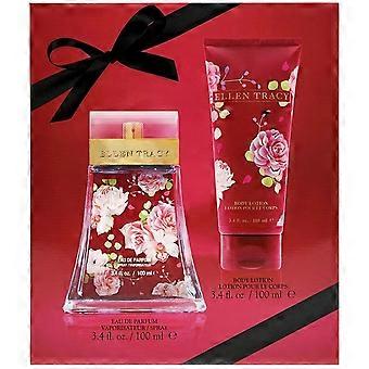 Ellen Tracy Classic Florals Red Sensational Photobox Gift Set: EDP 100ml - Body Lotion 100ml
