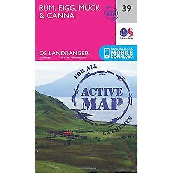 Rhum, Eigg & Muck (OS Landranger carte)