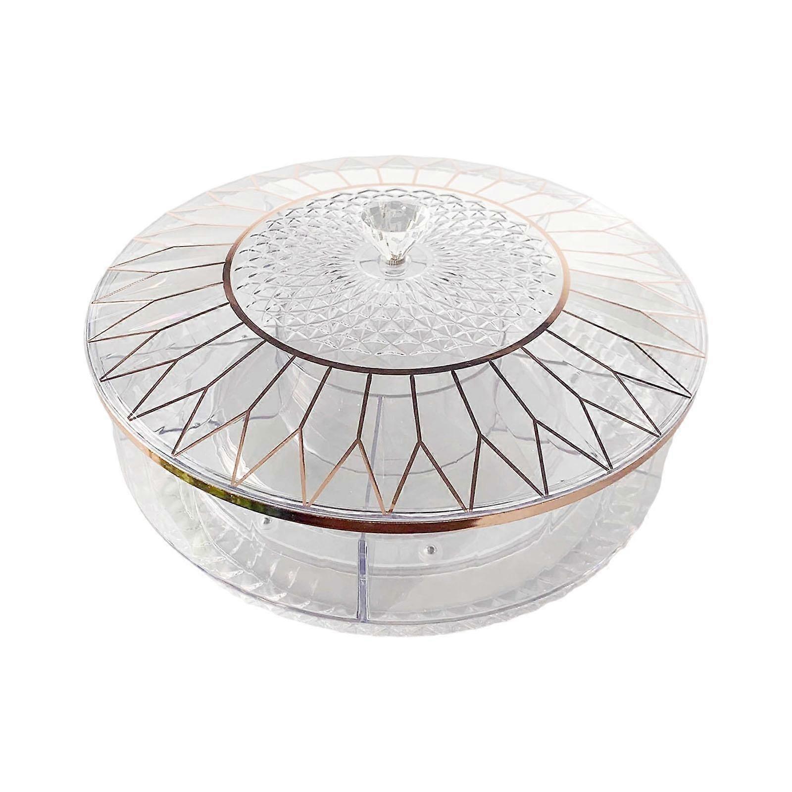Divided Serving Tray Appetizer Platter for Dining Room Entertaining New Year