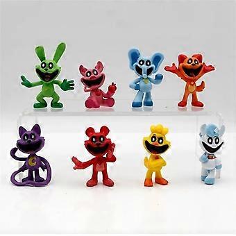 pcs Smiling Critters Game Figures Model PVC Catnap Catnat Anime Figure Model Birthday Gifts Toys 8 pcs