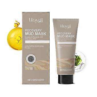 Hoygi Cleansing Mud Mask Gently Cleanses Blackheads Without Greasiness, Refines Pores, And Hydrates And Moisturizes. It Is A Spreading Mask