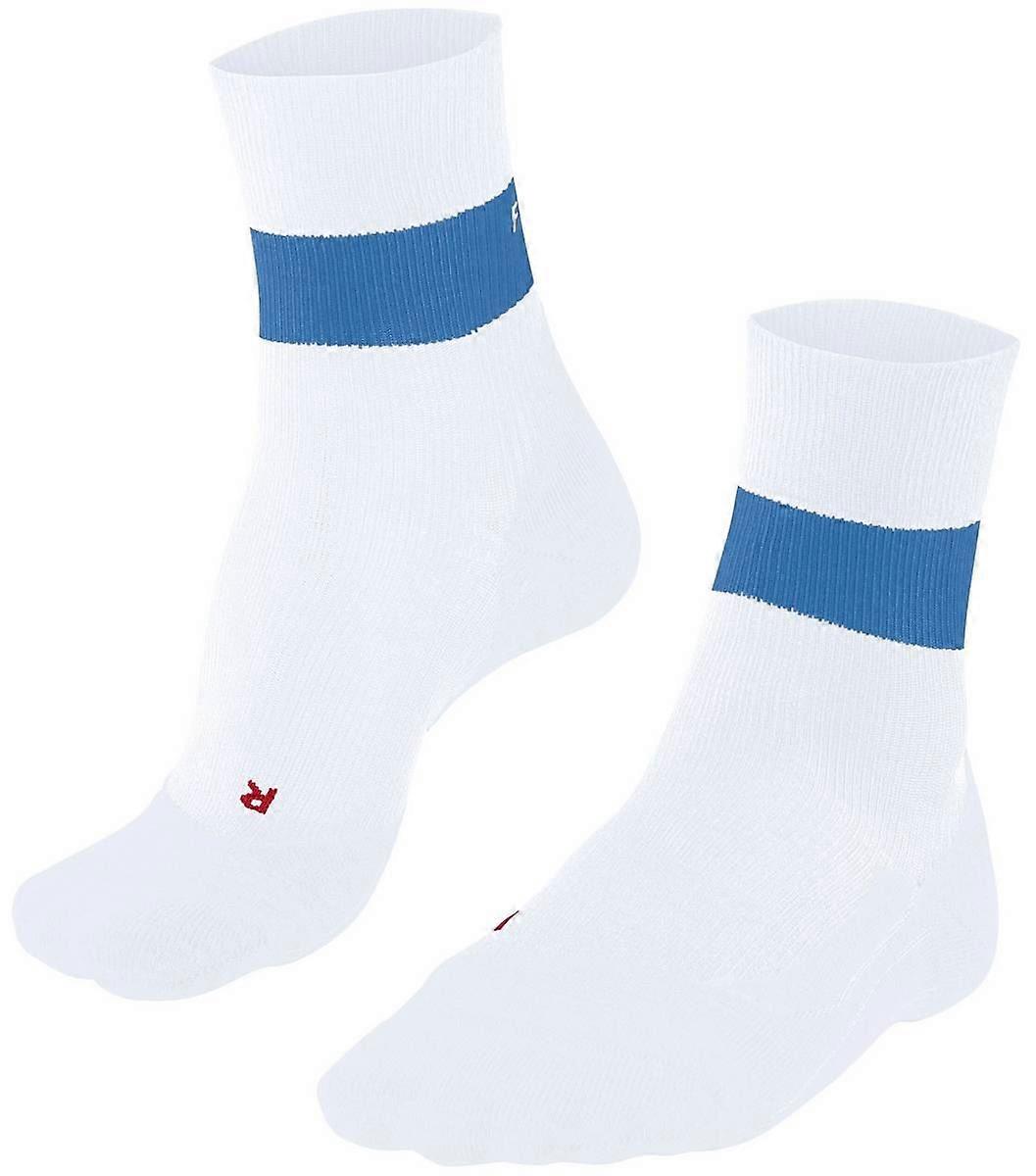 Falke RU Compression Stabilizing Running Socks - White/Blue