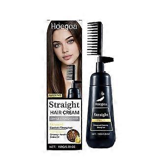 Keratin Straight Hair Cream Hair Mask Comb Heat Protectant 150g