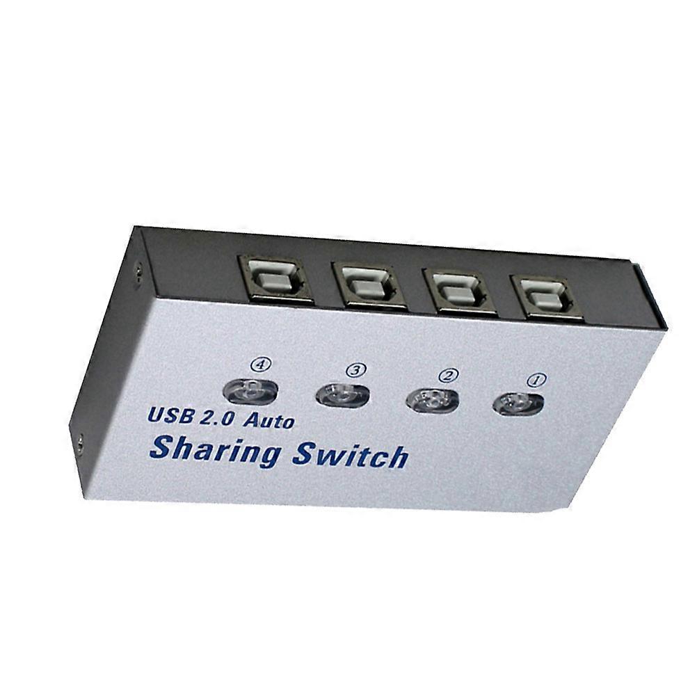 Automatic USB 2.0 Sharing for Printer and Scanner 4 Device Sharer