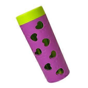 Interactive Dog Puzzle Roller Feeder Toy Food Port Rolling Treat Dispenser For Mental Stimulation Multicolor