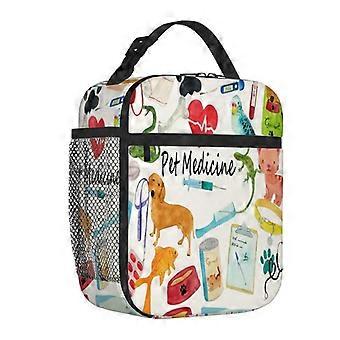 1 Stück, Thermotasche mit Aufdruck für Tierpflege- und Medizinartikel, Isoliertasche, kein Lebensmittelkontakt, -lkjhg