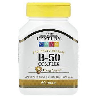 21st Century, B-50 Complex, Prolonged Release, 60 Tablets, 3-Pack