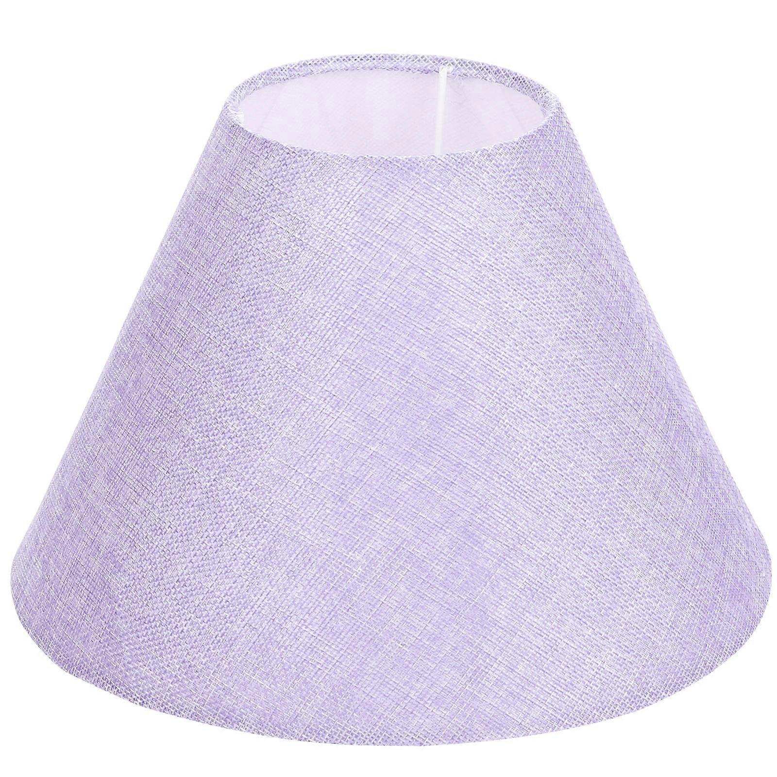 Violet Small Lampshade for Wall Lamp Metal Cloth E14 E27 Socket