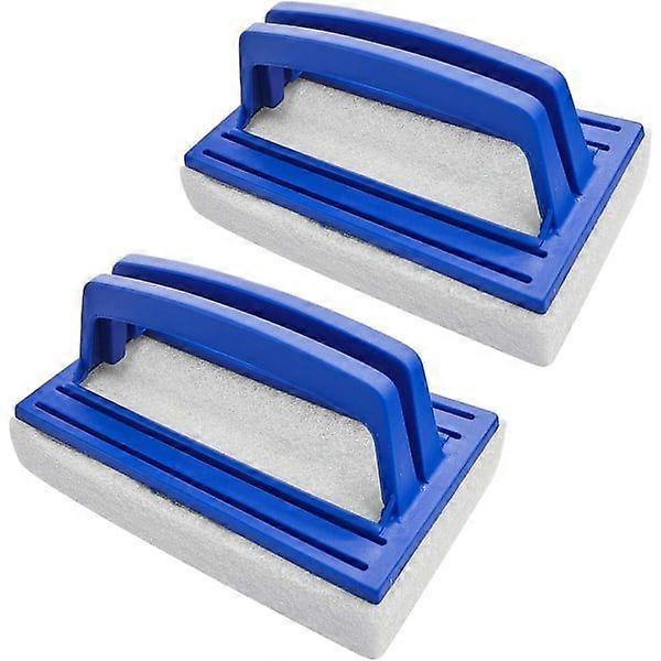 2-piece sponge brush waterline pool cleaning brush plastic
