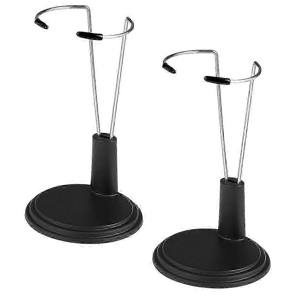 Doll Stand Black Doll Bracket for Displaying 6Pcs Practical Rack