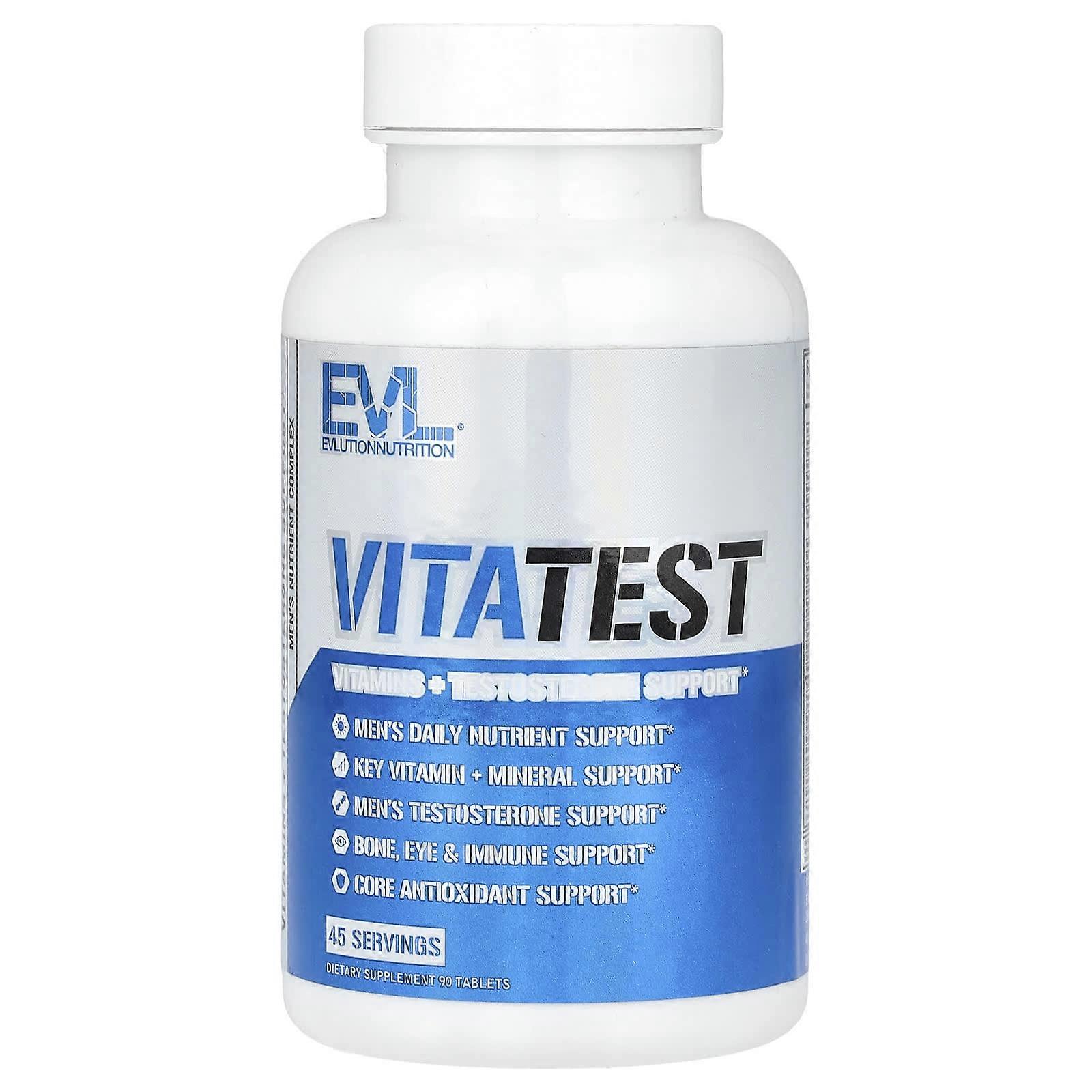 EVLution Nutrition, VitaTest, Men's Nutrient Complex, 90 Tablets, 2-Pack