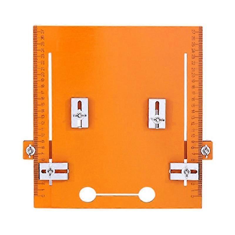 Portable Triangle Ruler High Precision Angle Ruler with Bottom Board Carpenter