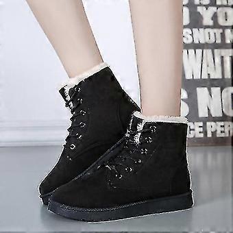 New Winter Women's Boots Faux Suede Snow Boots Warm Fur Women's Boots