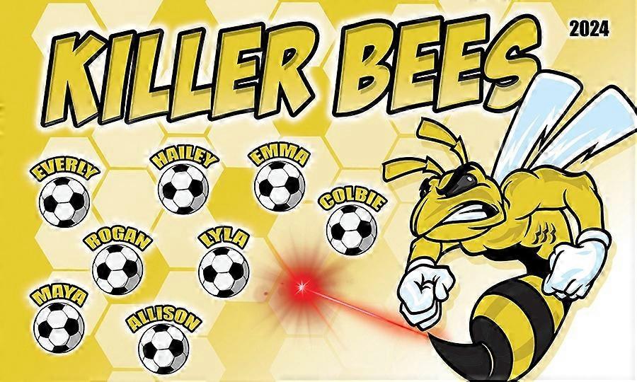 Killer Bees - Fotballagflagg YTP-878