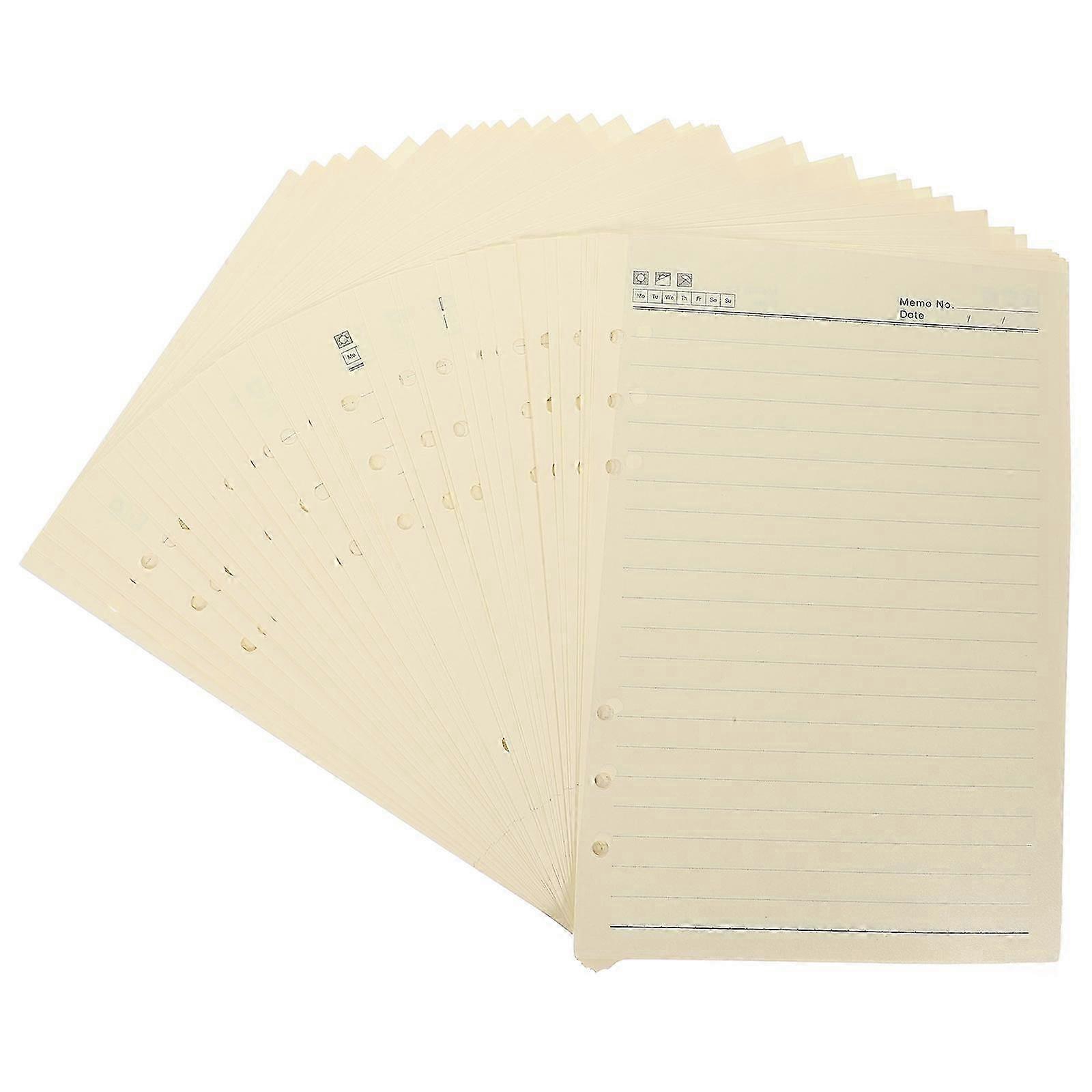 Smooth Writing Notebook Refill Loose Leaf Paper 60 Sheets for Planner