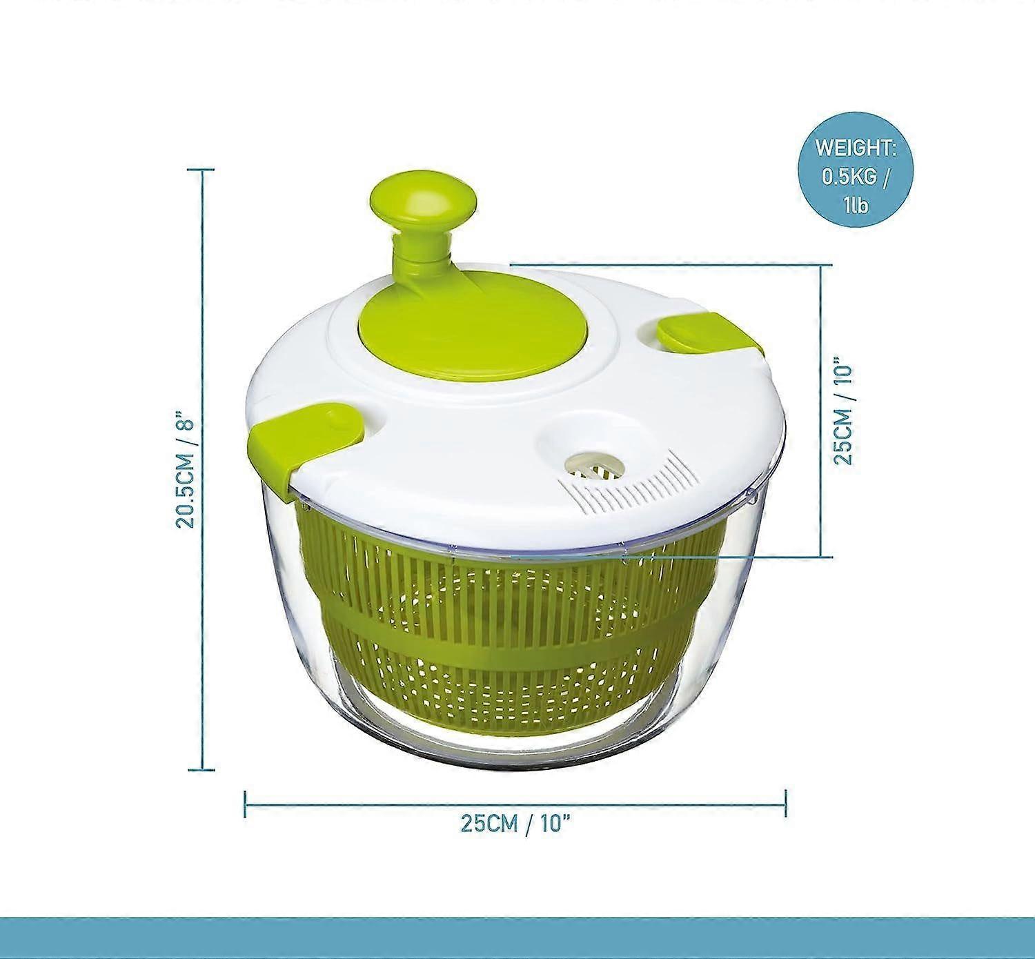 Plastic salad vegetable dehydrator