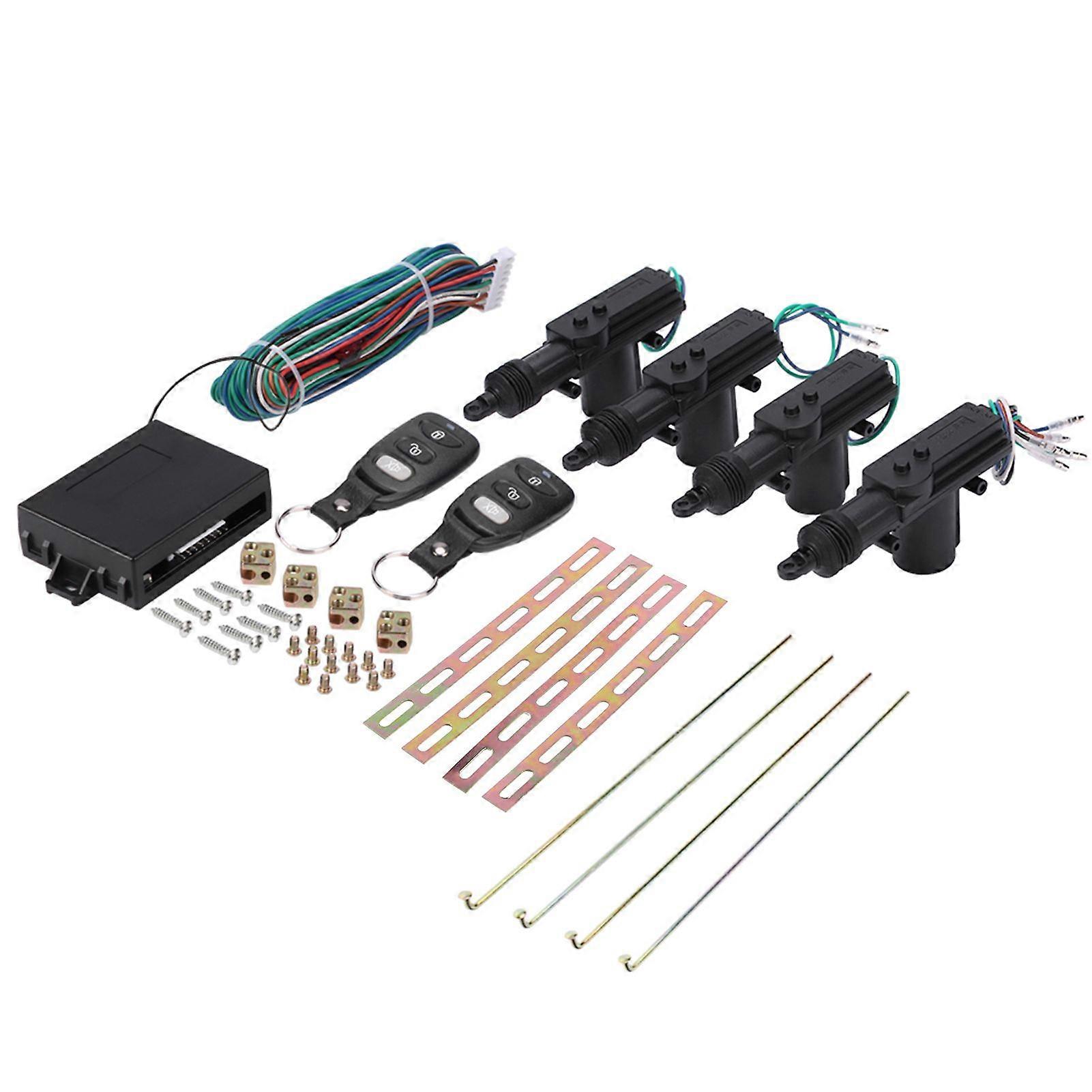 Car Remote Control 4 Door Power Central Lock System Auto Locking Security Keyless Entry Kit