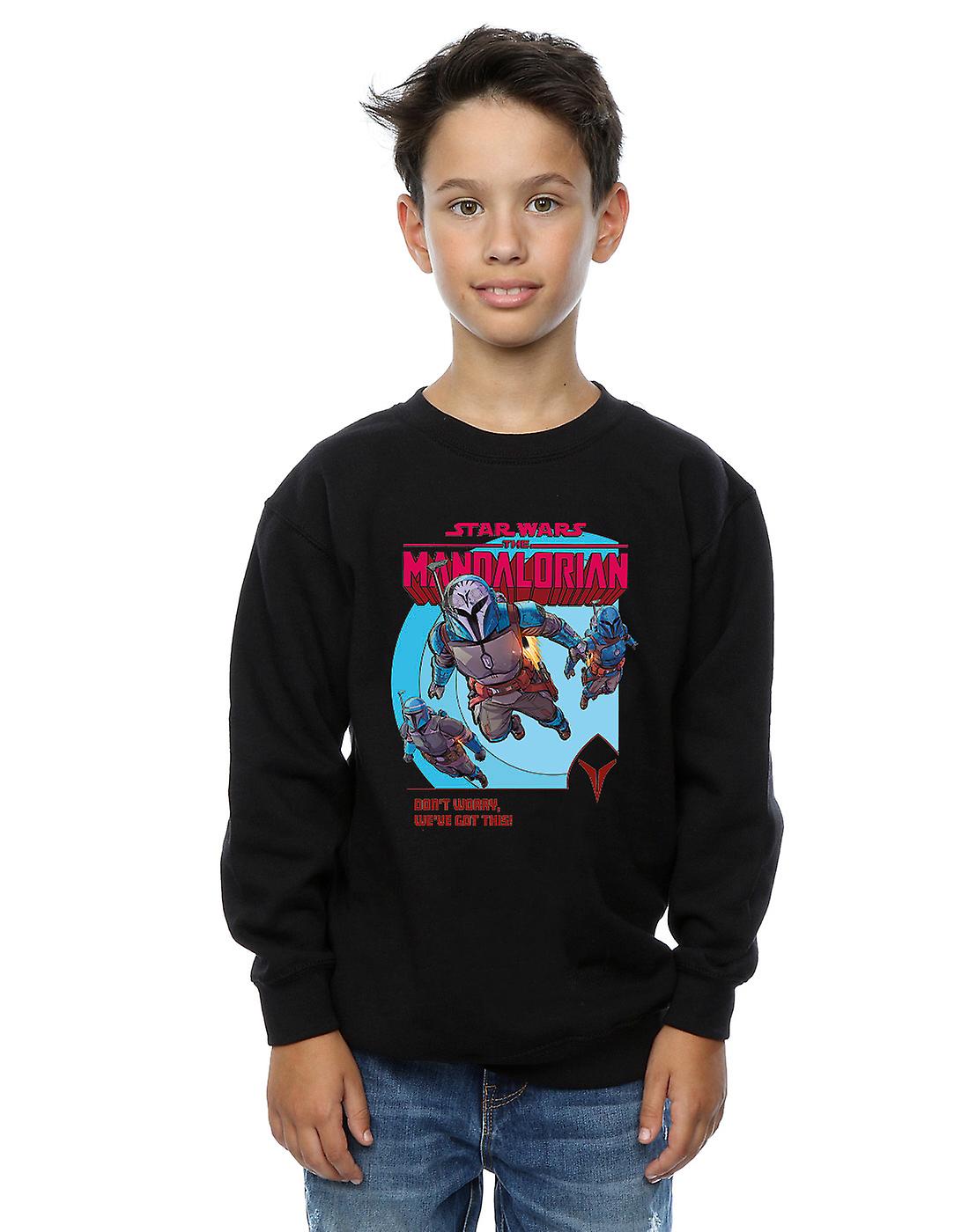 Mandalorian boys sweatshirt Clearance