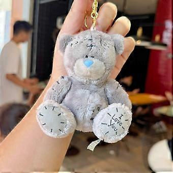 Soft Plush Key Chain Pendant for Bag and Car, Heart-Shaped Plush, Valentines Day Christmas Gift for Couple Friends Girlfriend