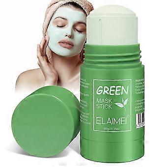 Green Tea Cleansing Clay Mask, Face Mask Pen, Cleansing Mask, Blackhead Remover, Deep Cleansing of Pores, Brightening Skin Tone, Moisturising Cream Oi