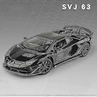 2026 1:24 Lamborghinis Aventador Svj63 Alloy Model Car Toy Diecasts Metal Casting Sound And Light Car Toy Boris