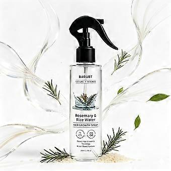 Rosemary & Fermented Rice Water Extract Hair Spray, Strengthen Root Boost Hair Thickness, Lightweight Non Greasy Daily Smoothing Scalp Mist