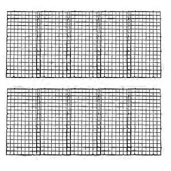 Set di 10 pannelli divisori in plastica per acquario, ideali per divisori di vasche per pesci.